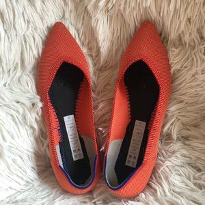 Rothy’s Retired Persimmon Pointed Flat 7.5